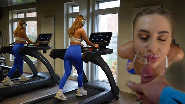 Getting protein in the gym is as easy as shelling pears - porn video  