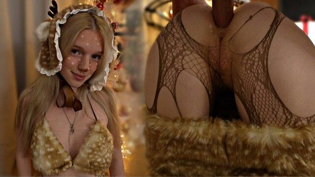 ⁣When I wanted a Christmas miracle and animal passion - porn video  