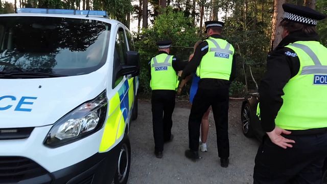 ⁣Detained for obscenity, but released for blowjob - porn video 