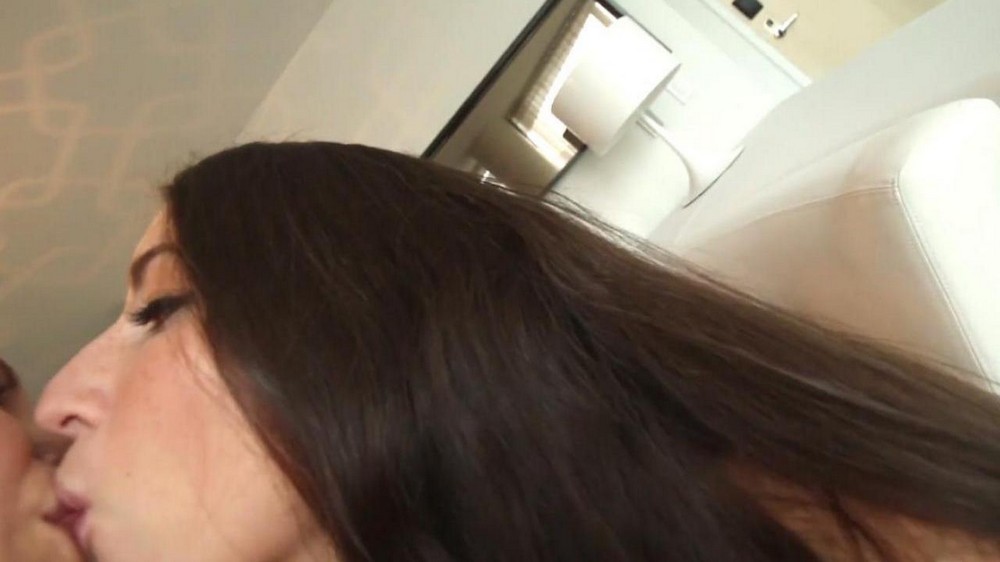 Lena Nicole and Serena Blair have sex on the sofa - porn video  