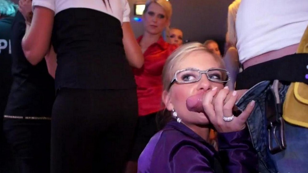 Gangbang in a club - porn video  