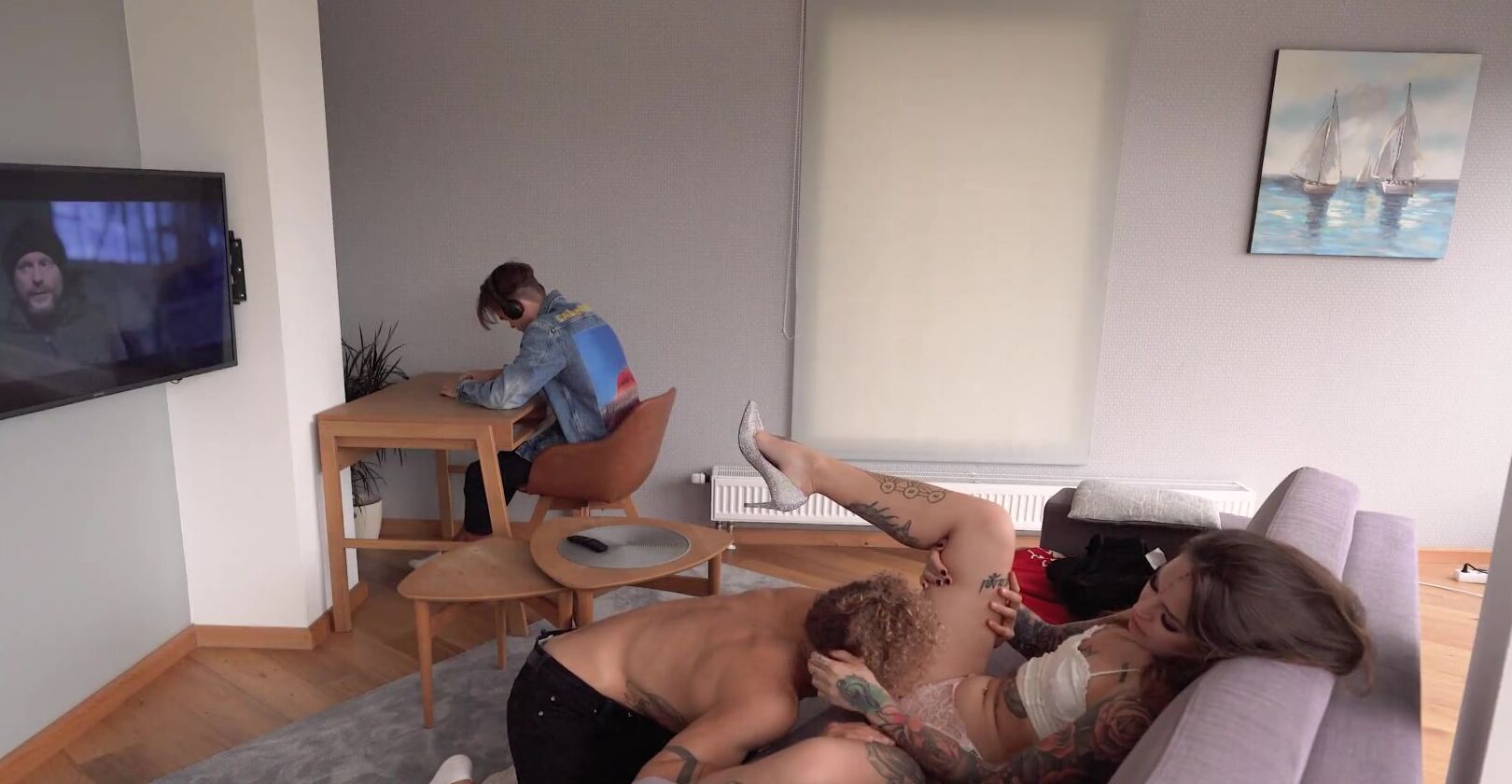 Stepmom fucks my best friend behind my back - porn video  