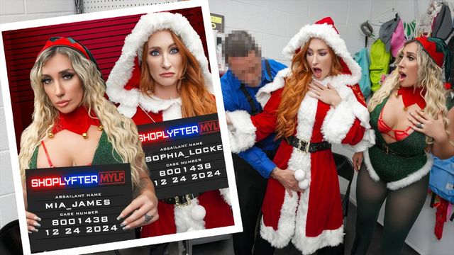 ShoplyfterMylf - Sophia Locke, Mia James - Case No. 8001438 - Ho Ho Holiday Thieves 