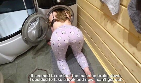 ⁣My sister got stuck in doggy style and my brother immediately inserted his dick into her pussy 