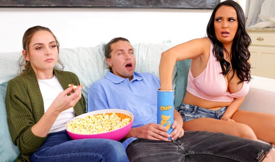 ⁣A fat girl with big tits seduces someone elses guy for sex 