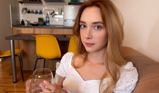 ⁣Persuaded the young Russian neighbor to try his penis 