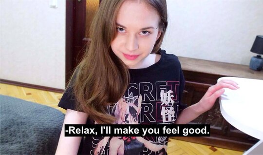 ⁣Russian bitch is always ready to take the barrel in the mouth and cap 