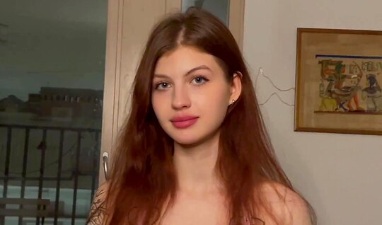 ⁣Invited Russian girlfriend on a date and fried in pussy 